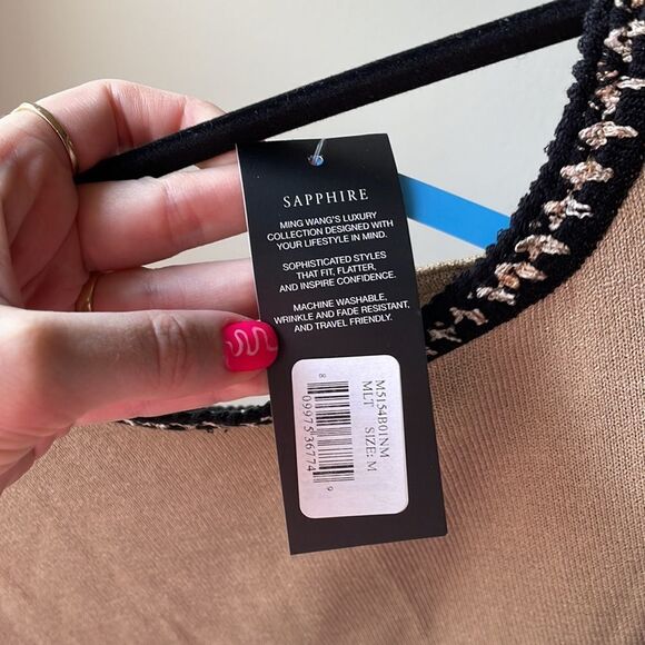 NWT Ming Wang Sapphire Tank Top - Picture 8 of 8